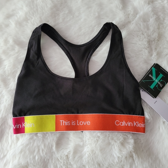🌈CALVIN KLEIN BRAND NEW UNLINED BRALETTE SIZE M - Picture 5 of 6